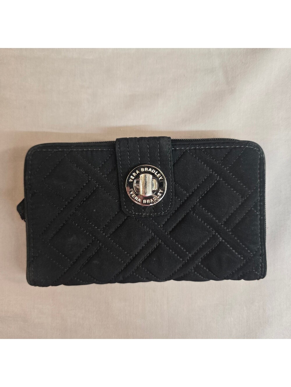 Vera Bradley RFID Turnlock Wallet in Baroque Geometric